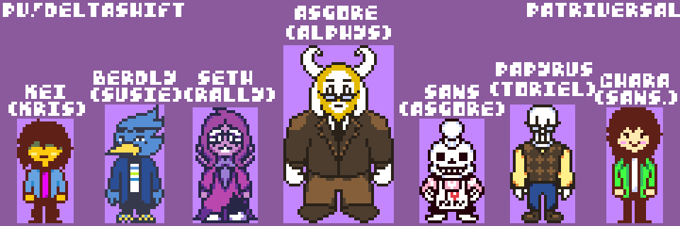 Patriversal's tweet photo. MY   DELTASHIFT

#deltarune #undertale #pixelartㅤ https://t.co/xz4T3txdTP