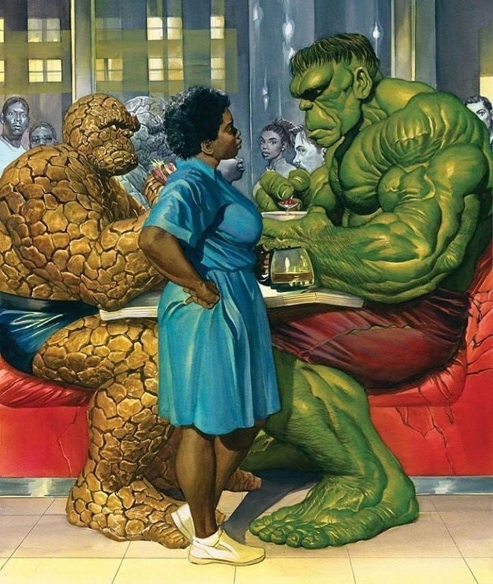 Systwi's tweet photo. @711arreiS @Notedrip35 @EnzoVerse7 Same way he does in the comics, hes wide asl, he grew at most an inch or two with the rocks but hes usually normal sized https://t.co/ByTaPdIOdB