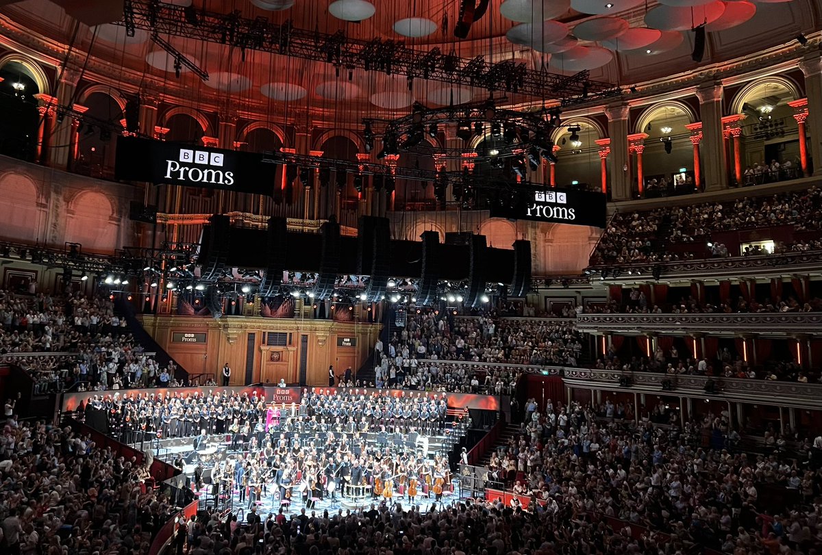 classicjacko's tweet photo. Beethoven’s Ninth at the @bbcproms is always a spectacle. But when it’s preceded by the most remarkable new commission by Jessie Montgomery, performed by @Abel_Cellist and the @BBCPhilharmonic under Gianandrea Noseda, it makes for a genuinely unforgettable night. https://t.co/90jtTliSlw