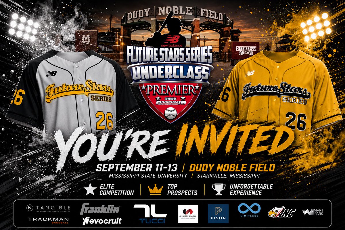 KaydenWood29's tweet photo. Honoured to be selected to the Future Stars Series Underclass Premiere at Dudy Noble Field 

@ftrstarsseries @NB_Baseball @durhamstallions @OleMissBSB https://t.co/0Ss1R8QNgK