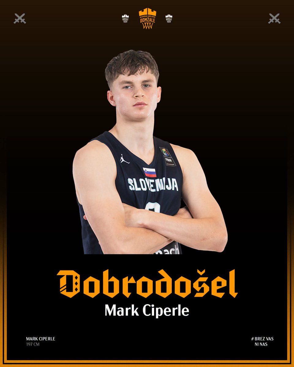 KKDomzale's tweet photo. Ekipi dodajamo še enega prvaka U20! Mark, dobrodošel! #brezvasninas
@kzs_si https://t.co/S8cnCZcP0Q