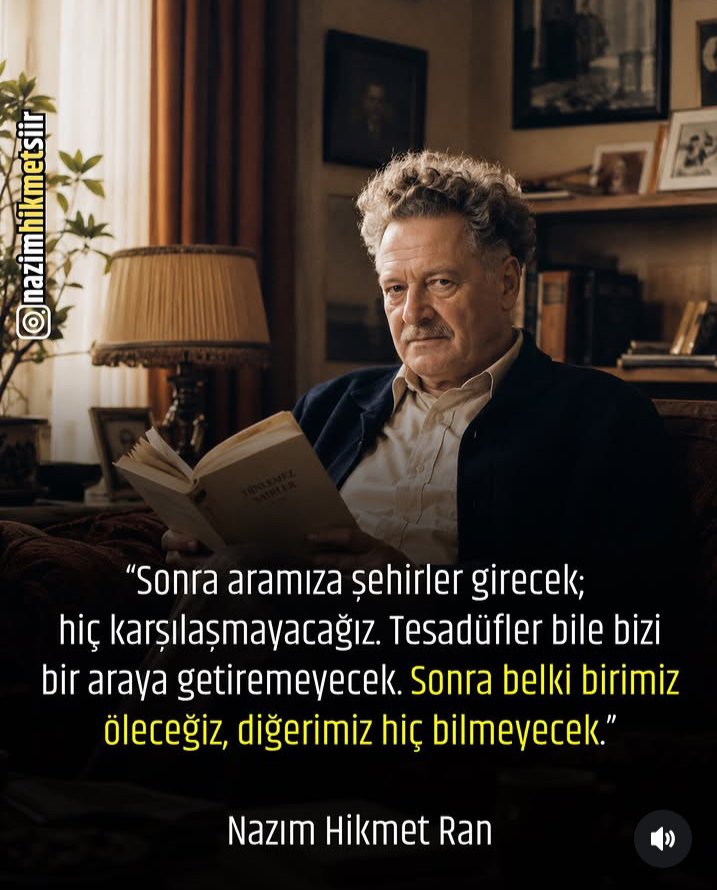 Basarankorkmaz's tweet photo. NAFİLE 

Milyonlarca kez sevdim seni,
Ama nafile.
Sayısız kuş olsa etrafımda 
Sabahları cıvıldayan ve 
Bir ormanda bir ağaç 
Olsam ve
Derin derin solusam,
Sensizim ve
Yalnızım sevgili yalnız,
Yapayalnız...

/ EA https://t.co/HrbKDqYbAs