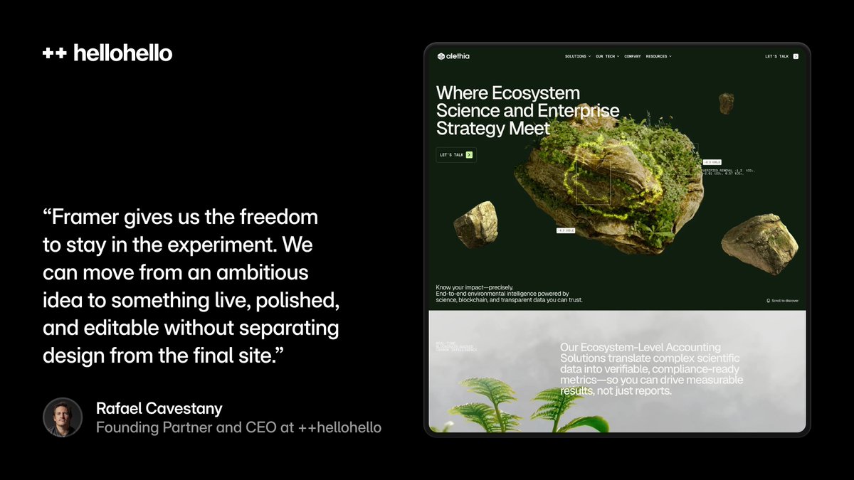 Framer tweet media