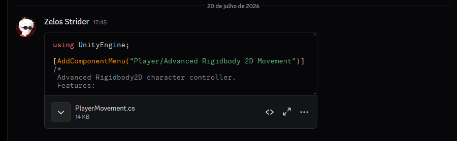 NotZelos's tweet photo. Git Hub? nha we use discord to store our changes https://t.co/W8FNXGzAyF