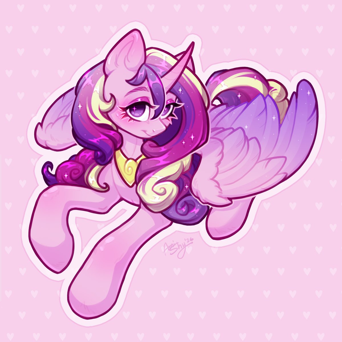 AmiShyArt's tweet photo. Princess Cadance
2026.02.14 https://t.co/nBQwtnOG2n