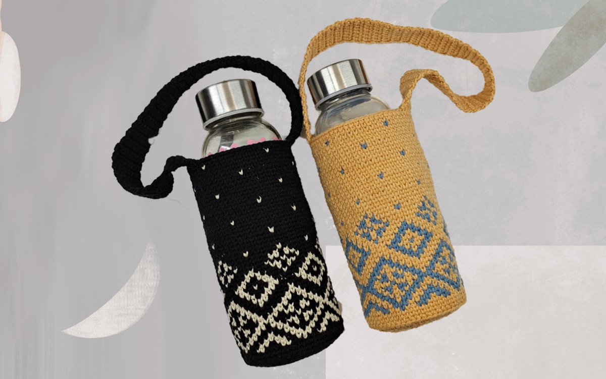 gimjaeng783284's tweet photo. [Just finished my first hand-knit mug cozy! Cozy mornings with homemade crafts hit different  #HandmadeVibes]， https://t.co/ZIZv00i7s6