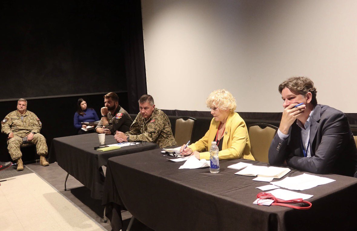mflalonde's tweet photo. As the High North grows in strategic importance, I joined the @natopa delegation in Ottawa and Iqaluit to discuss Arctic security, defence modernization, and the measures needed to better protect Canada’s North.

#NATOPA 
@ParlDiplomacy https://t.co/ODhoRhFgsJ