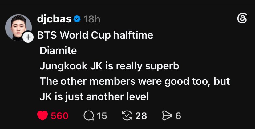 Busykoogir1's tweet photo. Inject every Jungkook praise post into my veins🥹
He deserves more global stages. https://t.co/hepta6VOxb