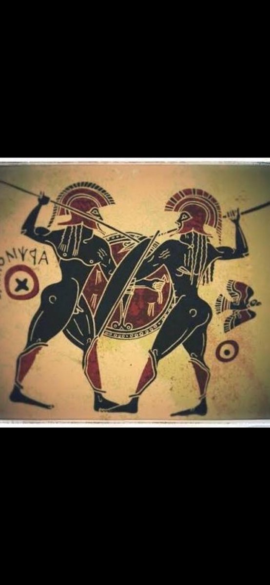 BrandonAfolabi's tweet photo. @romanhelmetguy Whites were cast as Spartan soldiers in 300 and you believed it. Your kind doesn’t have hair like this. https://t.co/czGByVoIf7