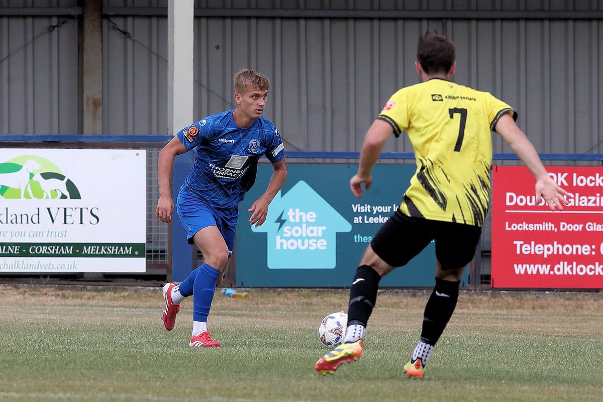ChipTownAcademy's tweet photo. This weekend provided another weekend of opportunity - 1️⃣7️⃣ past &amp; present Academy players involved in the first team squads 🆚 MK Dons &amp; Melksham Town. 

Forward Liam Lye-Owens getting on the score sheet against MK Dons &amp; Reece Lincoln involved in the third goal against Melksham https://t.co/P69eZsHq7S