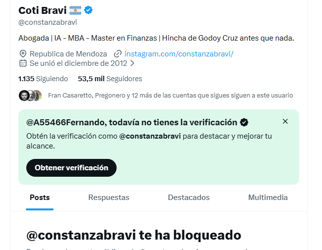 f13064's tweet photo. @constanzabravi @A55466Fernando que te crees pelotuda, que porque bloqueas a mi novio vas a salir impune? Tombina traste roto, cagona. Solo bloquean los cagones https://t.co/zIAxR8GsiO