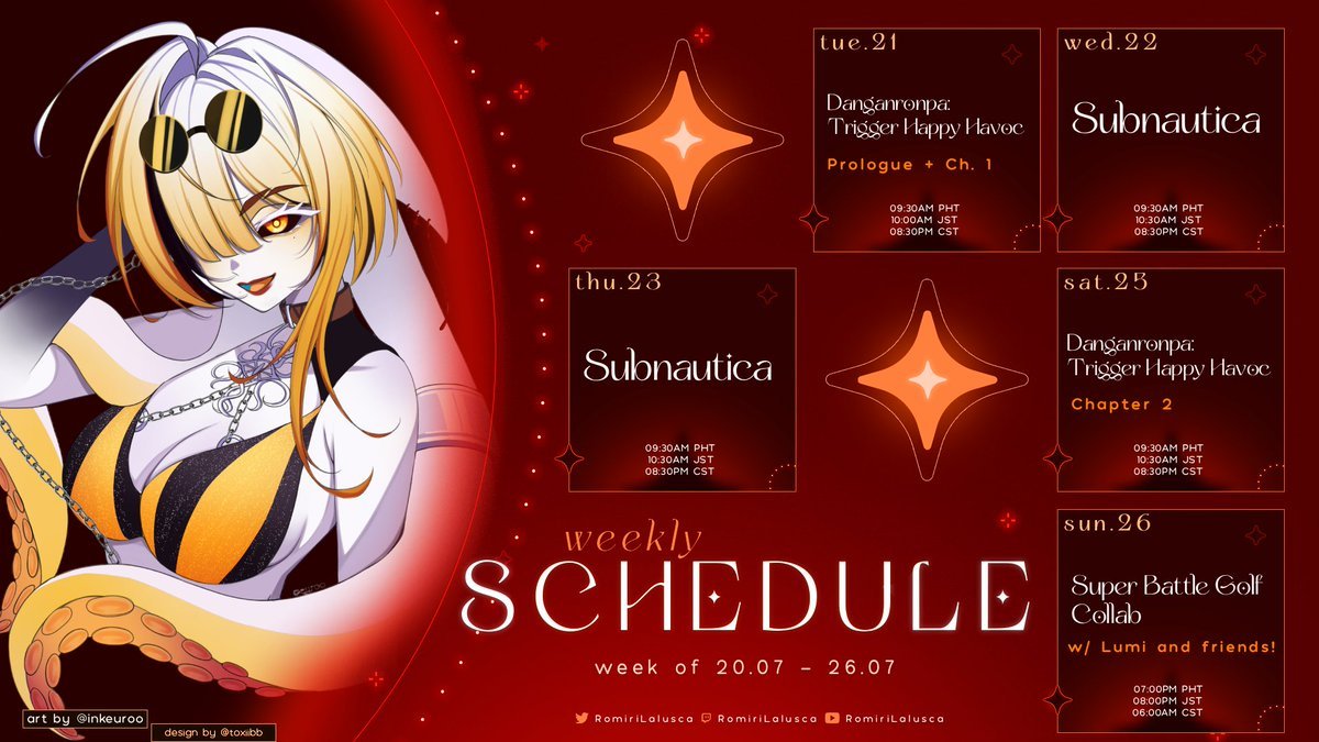RomiriLalusca's tweet photo. SECOND WEEK OF ROMIRITHON! New schedule, streaming on my mornings now for the most part. More Danganronpa, such Subnautica, and all the Balls with Friends. https://t.co/On7EucVIZQ