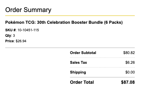 timk1231's tweet photo. @PokemonRestocks sold out now.
thanks fam always for the notification 🫡 https://t.co/kgdABqH9wL