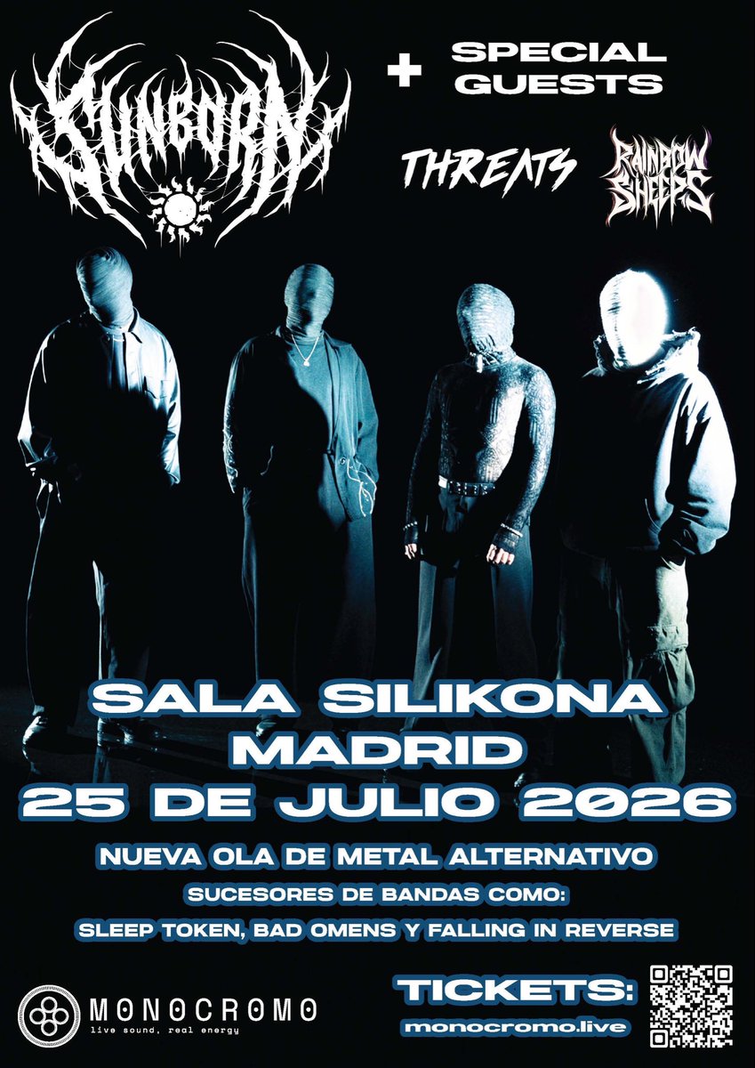 ReilaShiroyuki's tweet photo. GENTE DE MADRID Y BARCELONA 

Si después de MCR y el Resurrection Fest echáis en falta un buen show y os mola el rollo Sleep Token, os recomiendo ir a los conciertos de SUNBORN en España, esta semana. 

¡No os arrepentiréis! 

RT y que llegue a todo el que lo pueda gozar 🤘🔥 https://t.co/nSzoPmfHsQ