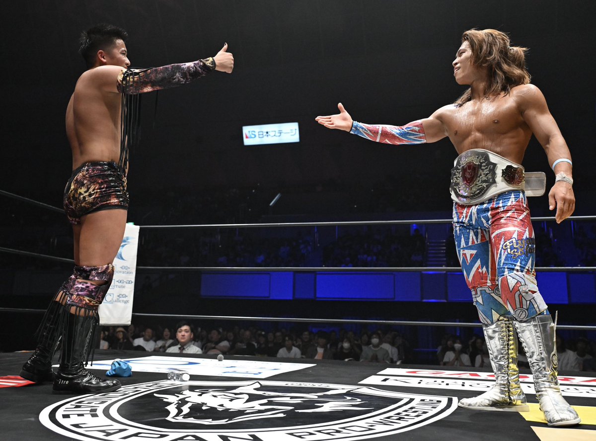 ryoya_tanaka_dg's tweet photo. ユニットとしてもこのDRAGONGATEのトップに行くと宣言した。

ようやく俺の思い描くユニットが形になった。

この3人でいくぞ。

王者としても、リーダーとしても俺が引っ張っていく🪽

#DRAGONGATE https://t.co/fsPEmsFCD3