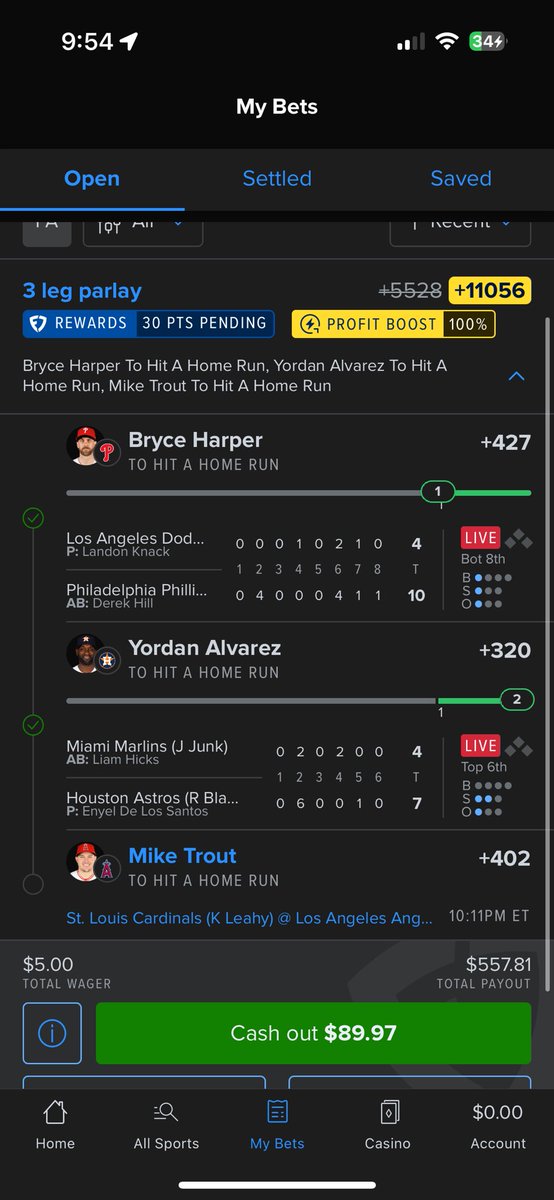 WallyWagerz's tweet photo. Trout lock in https://t.co/arHxNkUSRh