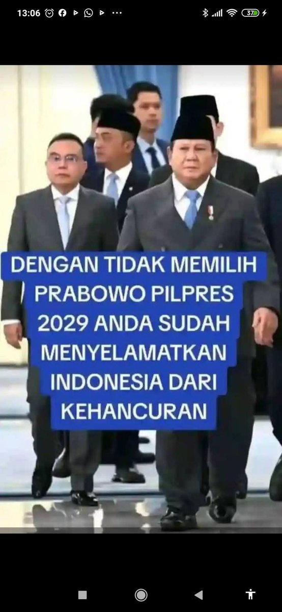 PngAdilnR4kyt's tweet photo. SELAMATKAN INDONESIA DARI KEHANCURAN...

GERAKAN DENGAN TIDAK MEMILIH PRABOWO GIBRAN PADA PILPRES 2029,  ANDA SUDAH MENYELAMATKAN INDONESIA DARI KEHANCURAN....‼️

#RevolusiMusnahkanKoruptor
#RevolusiMusnahkanKoruptor
🆘🆗 https://t.co/IUq1CG5fuF