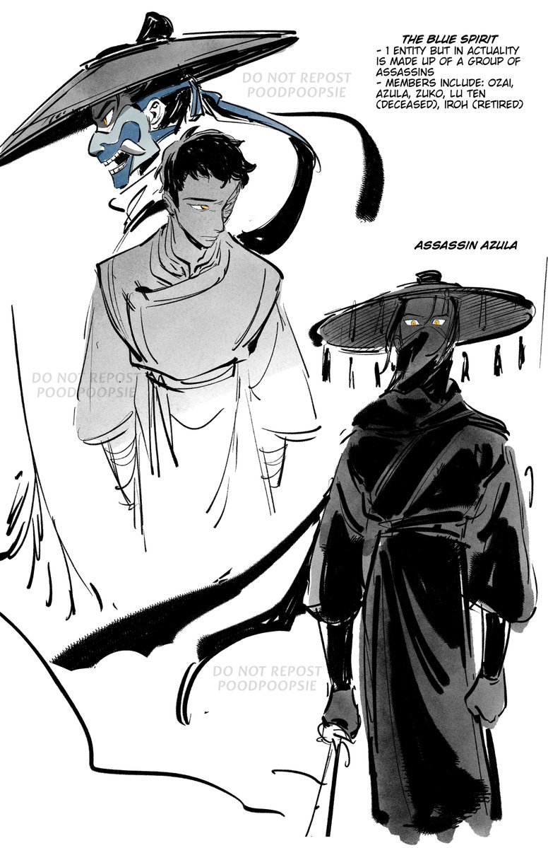 PoodPoopsie's tweet photo. Concepts of Princess! Mai and Bodyguard/Assassin! Azula for maizula week… the actual piece probably won’t even be as dark 😭 but yeah I overthought this entire au so much…

#azula #maizula https://t.co/2QdZjWA12p