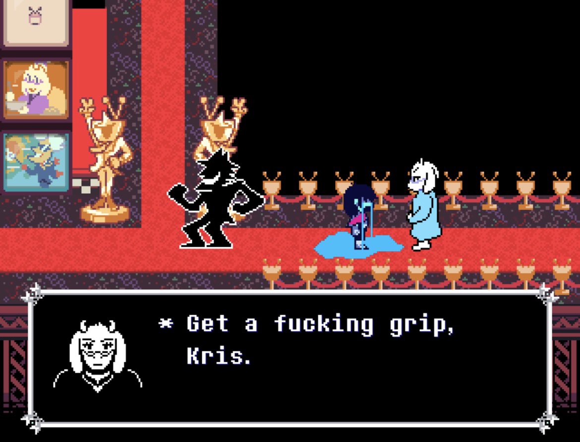 Spooked_Memes's tweet photo. @viadodacentral Deltarune if toby fox knew how to make a game https://t.co/sCWlbpl8Pr