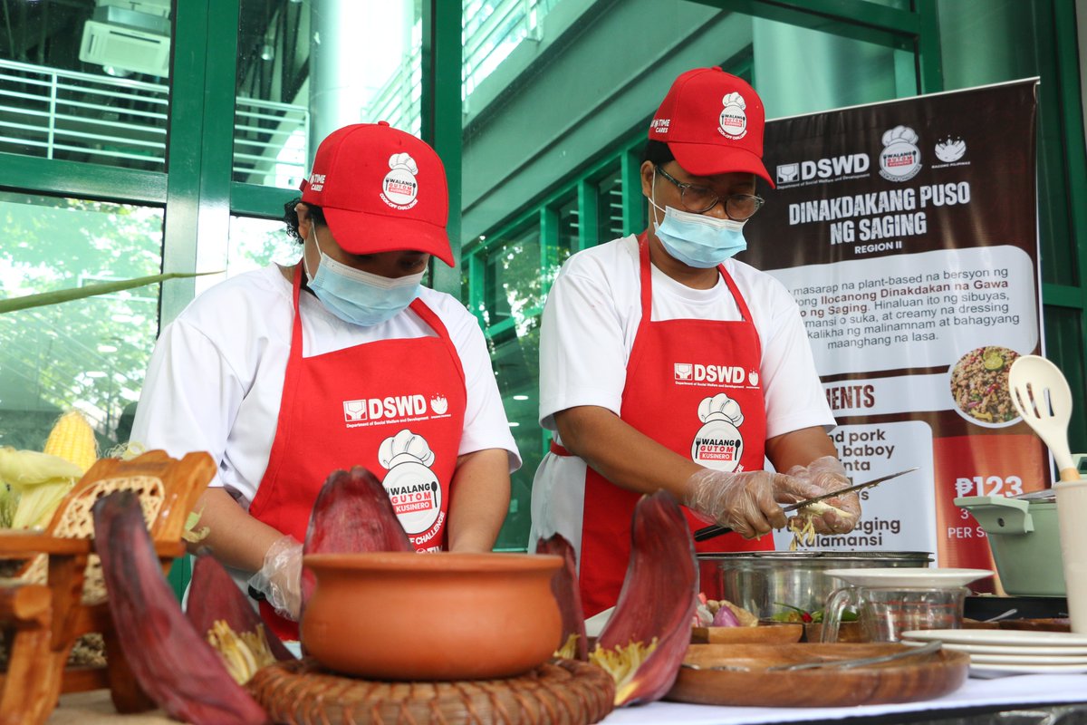WFP_Philippines's tweet photo. 🧑‍🍳 Cooks from across 🇵🇭 showcased nutritious, affordable dishes made with local ingredients at the Walang Gutom Cook-Off Challenge! 🍽️

WFP proudly supports @dswdserves in strengthening Walang Gutom's learning sessions that help families boost nutrition, skills &amp; productivity💪 https://t.co/KrojYs8TR5