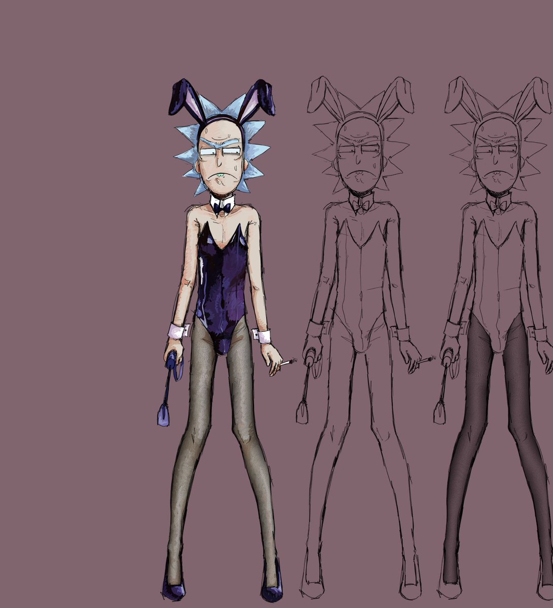 murturing's tweet photo. Mn Rick #Rickorty my whore @fuqingcat drew EM someone go suck her dick right now https://t.co/II9YGKASV2