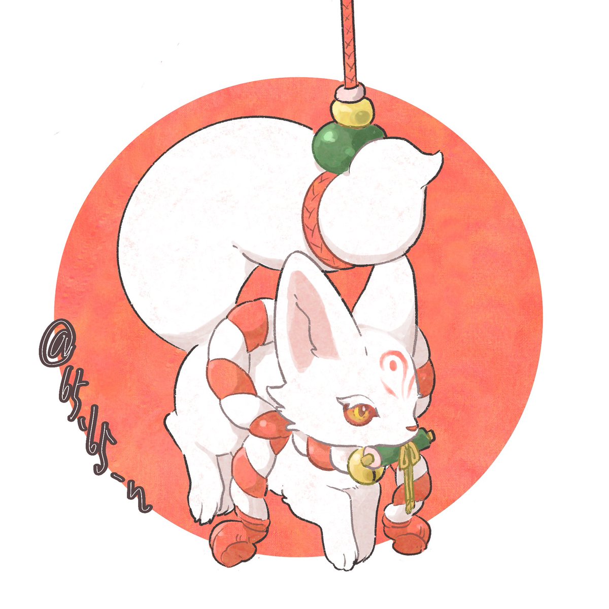 65_65_n's tweet photo. お守り狐3🦊⛩ https://t.co/wl5KEjuqGB