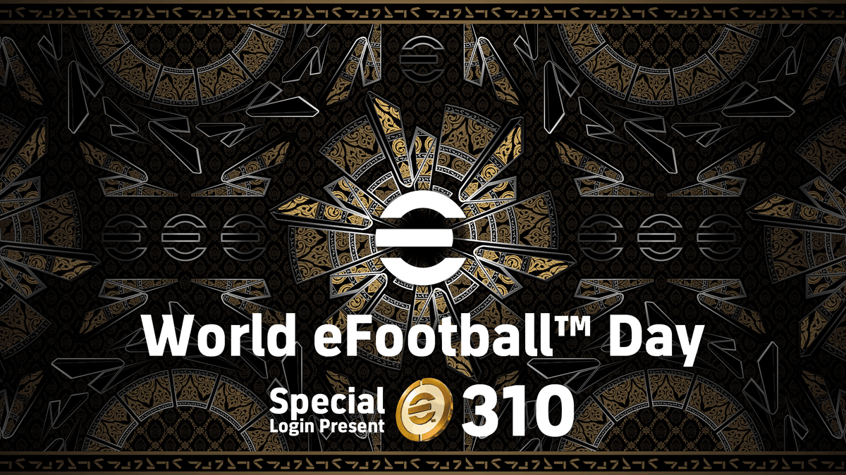 hikacgames's tweet photo. 本日7/21はWorld eFootball™ Day！
ログインするだけで310コイン貰えるので絶対獲って！！ https://t.co/adLAbYSGBv