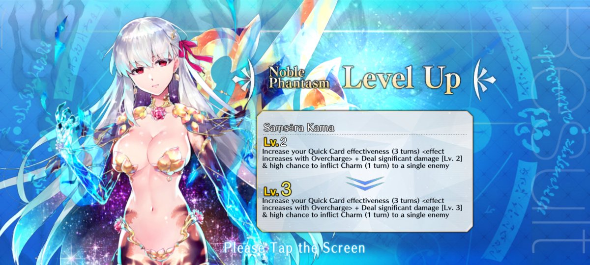 KatanLecon's tweet photo. Vimos la oportunidad y nos arriesgamos y ganamos !!! KAMA NP3 !!!! Besto assasin !!! Y de pasos sus griales para que fuera correspondida !!! 

#FateGO #FateGrandOrder #FateGOespañol #Latepost https://t.co/YbO4306QMR