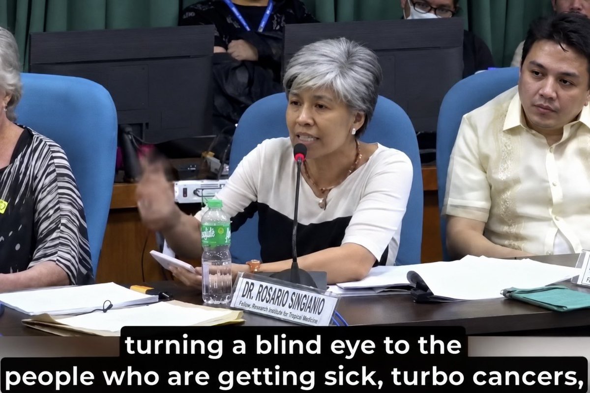toobaffled's tweet photo. Philippines Congress is now investigating over 290,000 excess deaths linked to the COVID vaccines.

They’re calling out the Department of Health for turning a blind eye to turbo cancers, myocarditis, and the injured.

One representative highlighted how children are now getting sick like 70 and 80 year olds.

How many more countries will have to do this before the world wakes up?