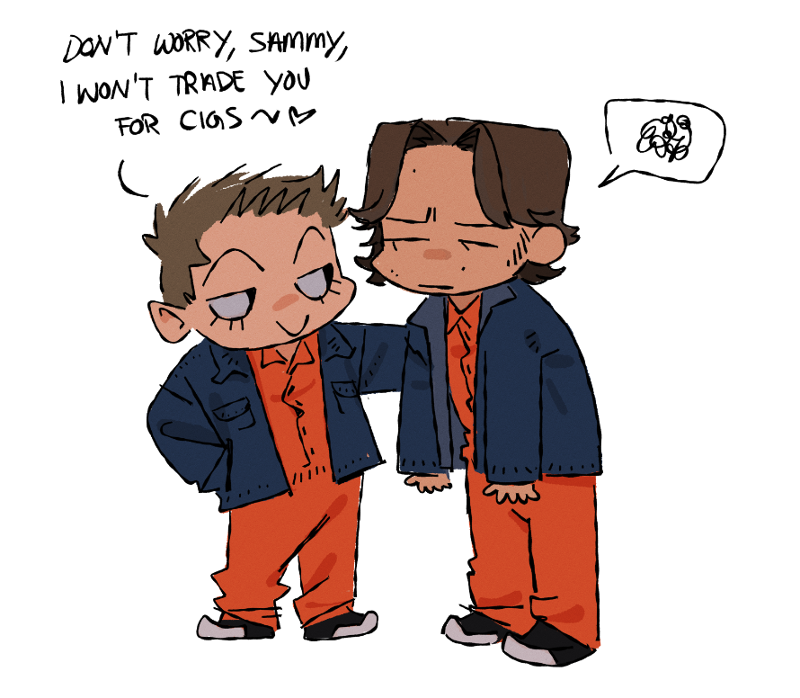 beybuniki's tweet photo. s2 is so funny why did they go to jail for a case when Dean is one crime away from being on interpol https://t.co/s8RIhqnI60