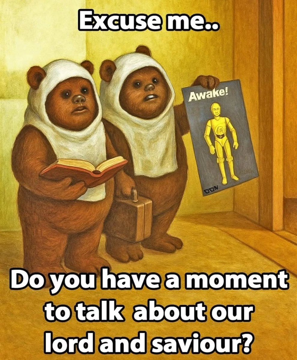moodyblackcomic's tweet photo. Why So Serious MEME #233

My fellow Star Wars fans will get it. 
.
#moodyblackcomic #whysoserious  #starwars #ewoks https://t.co/uaFSe6yXhR