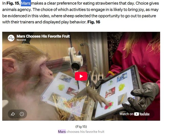 Gh0stDotSol's tweet photo. Hello?!?!??!!

Neuralink has gatekept a monkey called MARS for YEARS

Mars is a monkey with a neuralink chip in its brain

PLEASE VERIFY YOURSELF:

OFFICIAL NEURALINK YOUTUBE:
https://t.co/WfcBpgzyfR
https://t.co/ISvyY2yW17

OFFICIAL WEBSITE:
https://t.co/4IW47RtYAI https://t.co/lotDYO3z2w