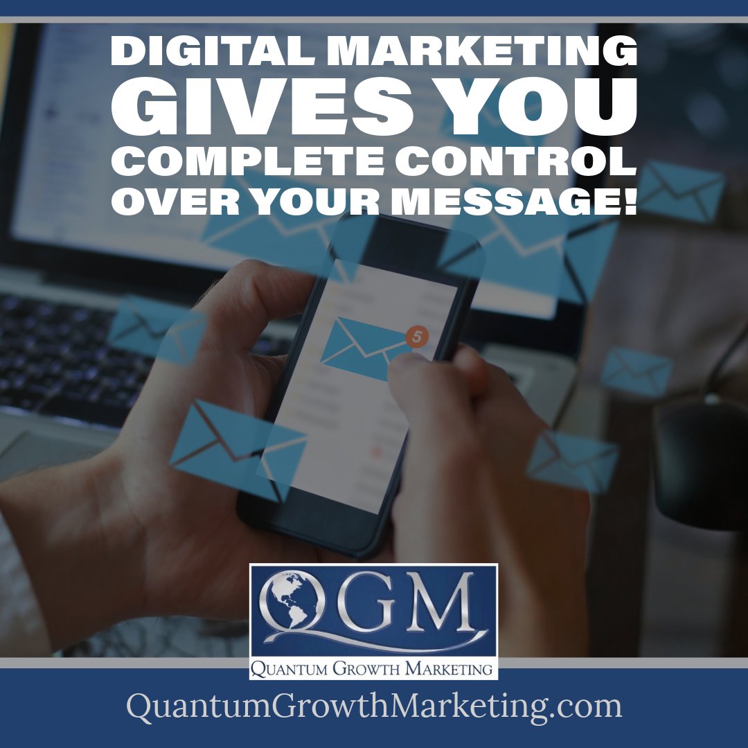 dutton3's tweet photo. ๐ Digital marketing gives you complete control over your message!
The Best Digital Marketing Services: https://t.co/9cnfs6TOT0
๐ฏ Speak directly to your ideal customers without middlemen or gatekeepers.
#ControlYourBrand #DirectMarketing #DigitalAdvantages #MarketingPower https://t.co/zmg9keQc2C