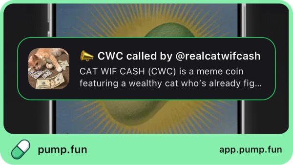 catwifcash's tweet photo. Just called out CAT WIF CASH at $2.22K mcap. Follow me on https://t.co/FAbji5To6l app to get instant alerts: https://t.co/jgNc4r1gLb https://t.co/j5eFuCmpKZ