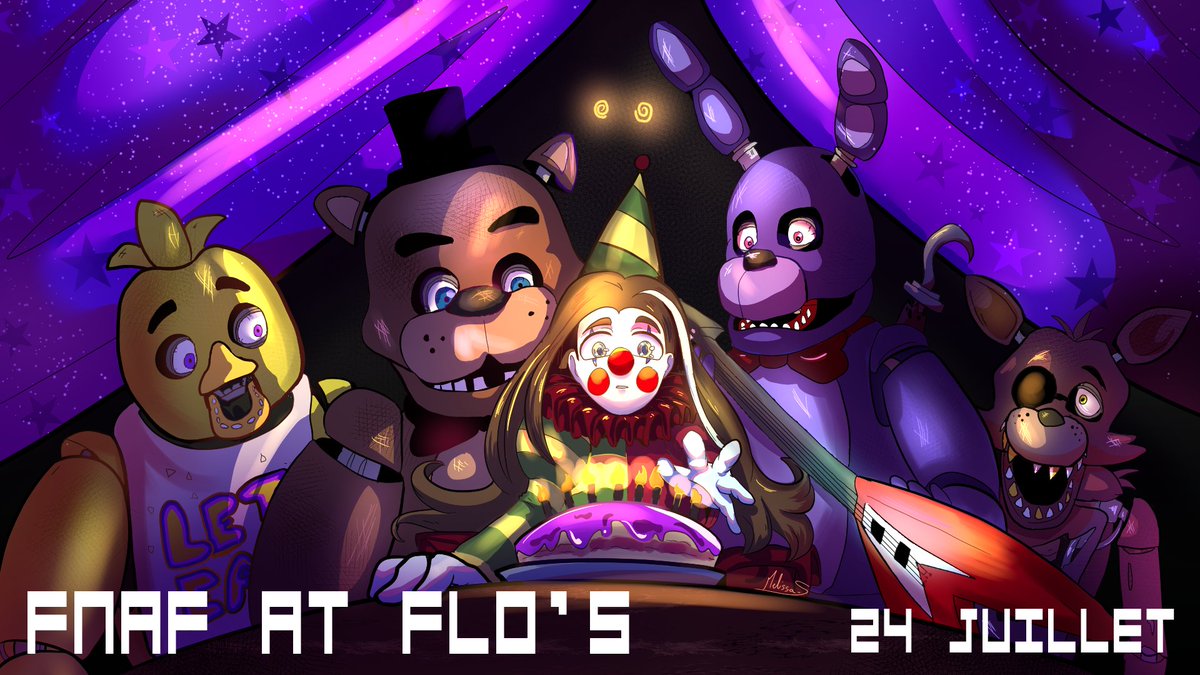 FloTiretDuBas_'s tweet photo. Je rappelle que le 24 Juillet à 12h aura lieu mon marathon 24h FNaF Steel Wool en direct sur Twitch !

Avec pleins d'invités comme Captain Hype, Melissa, Pafnaffan, possiblement naatikata, Gladio et Sir Drake...

Il y a également des donation goals avec un Kofi, les voici ! https://t.co/texNH8ZkX7