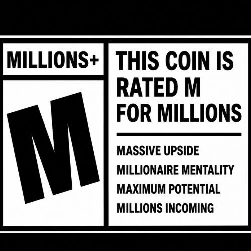 MetaManDevs's tweet photo. Rated M for Millions has officially launched!!! Lets send this coin to Millions!!!

CA:DPBxt1Fa4ZsMGfwuPNXdXKQATPMR1qU977zKEWh8pump https://t.co/ljbEtjm1qa