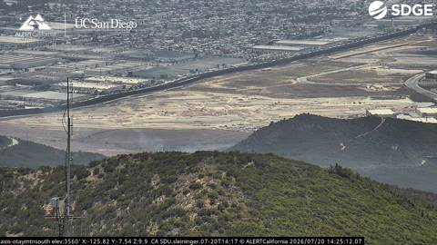 CodeRed001Blue's tweet photo. #BorderFire Approximately 1 Mile East of Siempre Viva Rd & Paseo Del La Fuente, Otay Mesa, San Diego County. 2:41PM Forward progress of the fire has been stopped. 2:25PM Resources are on scene of a vegetation fire that is 1 acre with a slow rate of spread in light. https://t.co/Mjx2aOQAZs