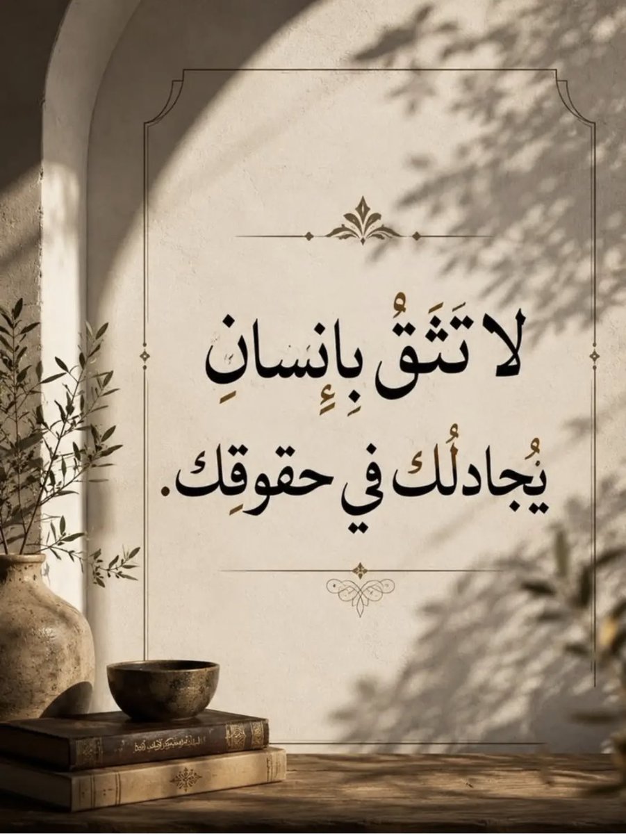 abudhari100's tweet photo. لا تثق بَإنسان يجادُلُك في حقوقِك https://t.co/R6tp31ZGcc