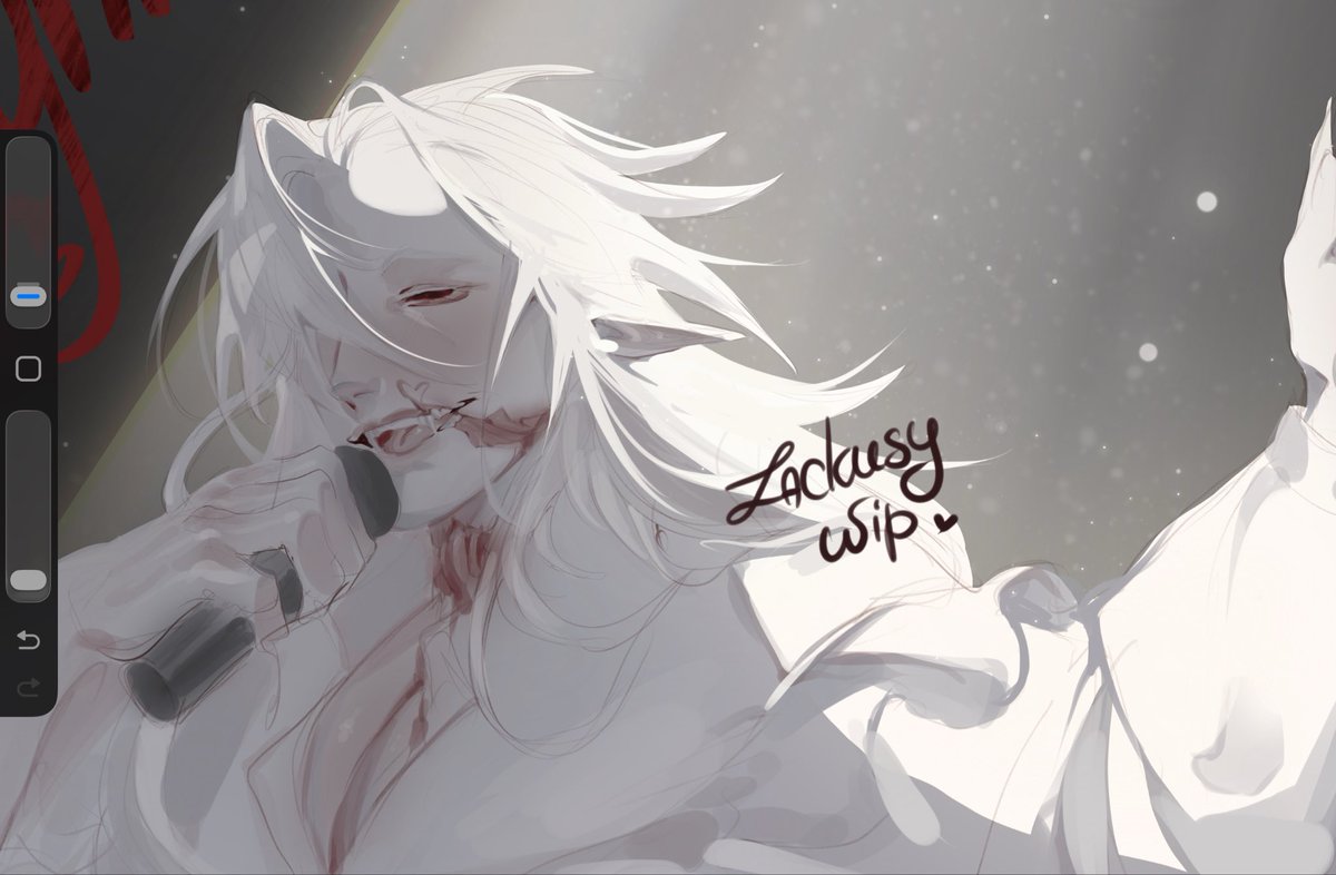 zackukusit's tweet photo. Really inspired by Zombie Stage, so I started drawing my OC in that universe 🖤
Here's a little WIP! https://t.co/9YZaOE6cni