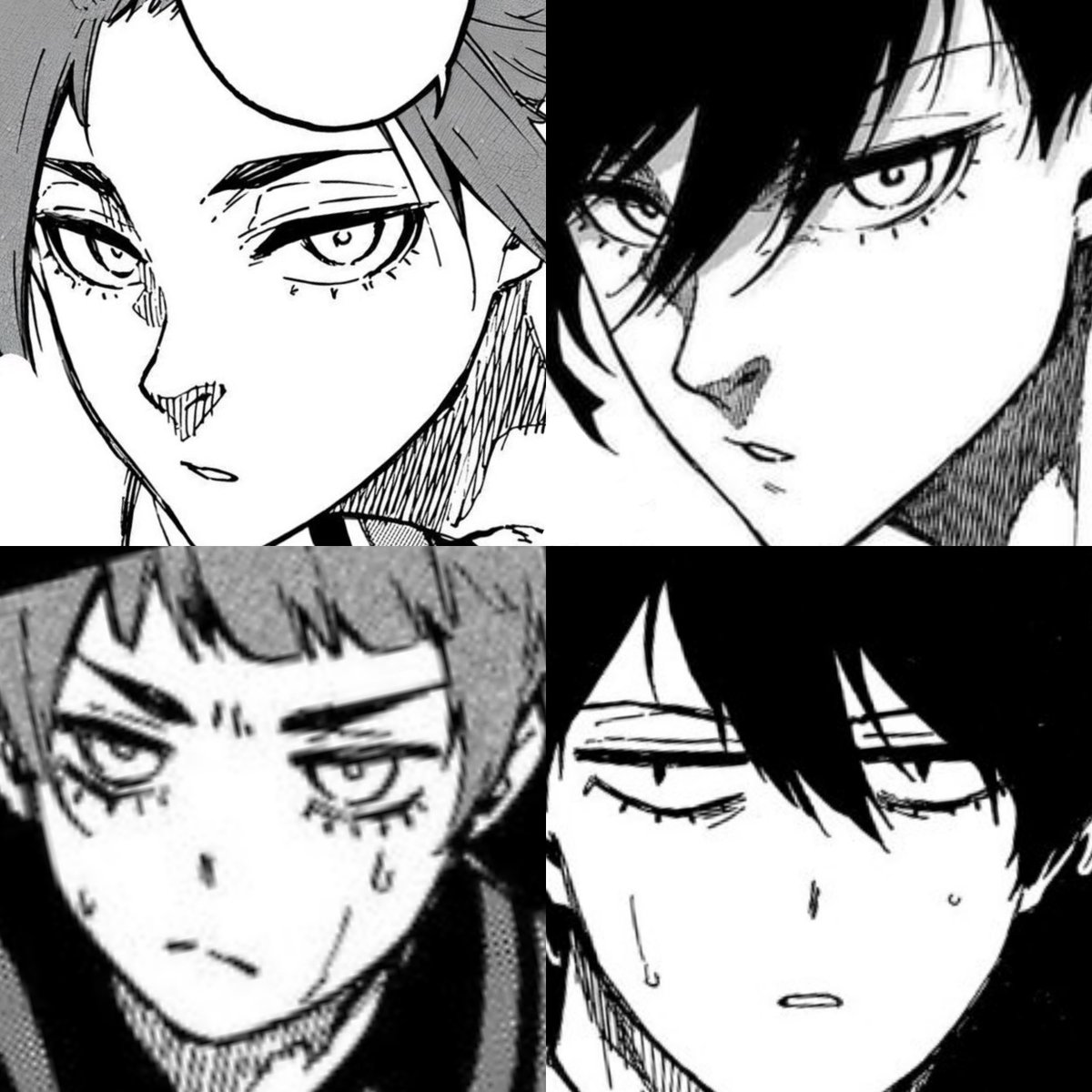 buburinrin1's tweet photo. It takes me out how every time Rin looks at himself in the mirror, he somehow ends up finding another resemblance to his niichan. First he tried cutting his bangs and realized his own face looked just like Sae's and now he realizes they even have the same sulking expression 😭 https://t.co/k02ESnigSf