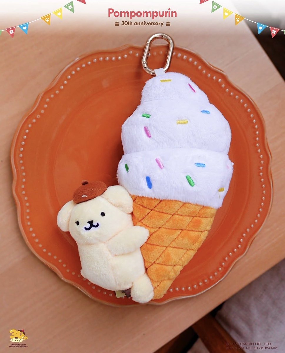 ポムポムプリン30周年記念🍮/ 台湾・高雄のポップアップストアで発売中