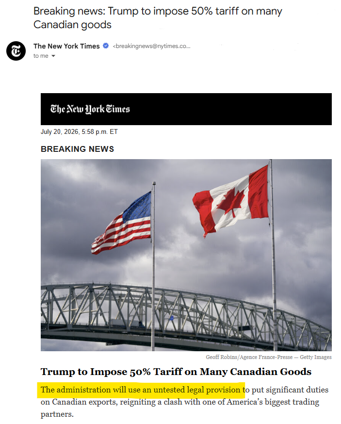 EdmundDelsol's tweet photo. Waaah, waaah, waaah. Don' like you C'nda. Ur not nice 't me! #tariffs #trade #Canada #US #POTUS https://t.co/KLAwEgJ9Ow
