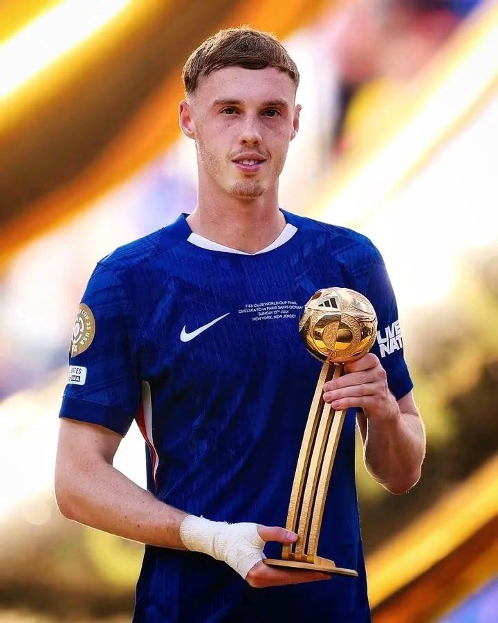 Oluwapikin08's tweet photo. 🚨 Reminder Cole palmer won the world cup golden ball last year with Chelsea 
#palmer #goldenball https://t.co/nR8GwbyCNg