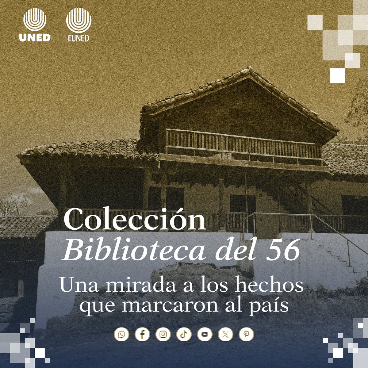 editorial_uned's tweet photo. 📖La historia vive en quienes la cuentan.
La Colección Biblioteca del 56 nos acerca a los hechos, las personas y las decisiones que marcaron un momento clave en la construcción del país.
👉Encontrá esta colección en Librerías UNED: https://t.co/2Jnngzgg4u
#historia #librosuned https://t.co/EmNbUhu1G6