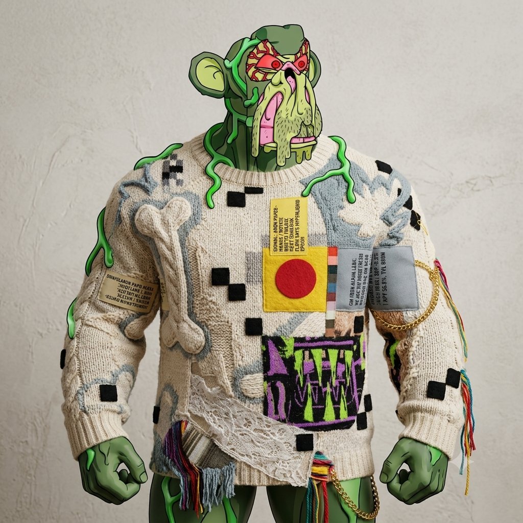 zolozeth's tweet photo. Happy Mutant Monday everyone

This week my @BoredApeYC MAYC is wearing his @R3ORDR woolly jumper https://t.co/IYgvITroGr