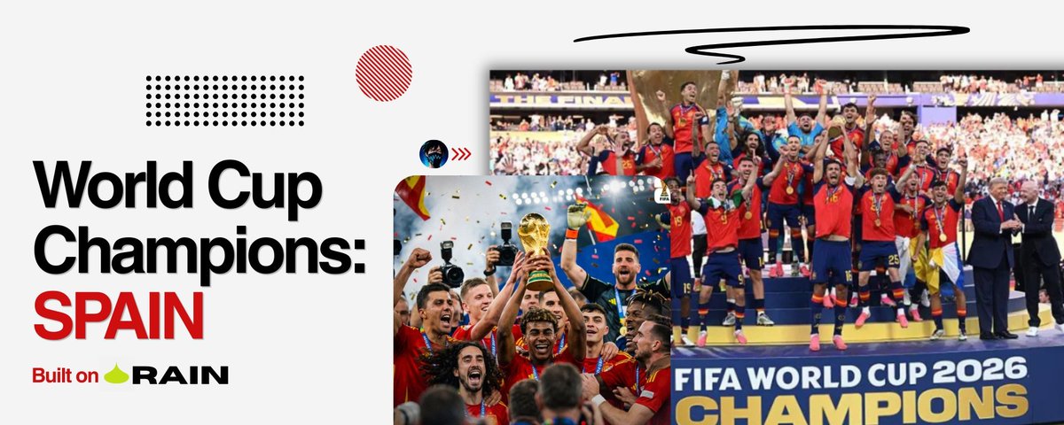 What a Final! Spain just won the World Cup and I backed them at 14% on RainTrade.