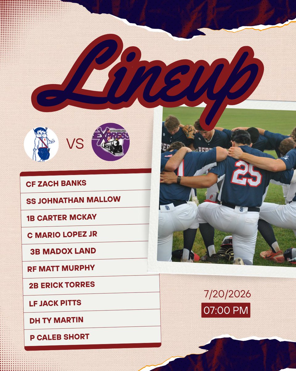 NMRebelsVBL's tweet photo. Join us for the Rebels last regular season game!

@ Strasburg - ⚾️⏰ 7:00pm https://t.co/YTCjmwVkD8