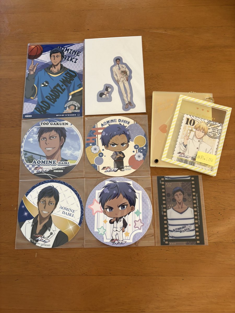 Fla_116's tweet photo. 黒子のバスケ 黒バス 交換 譲渡 買取

譲   青峰大輝

求   同異種 黄瀬 or 定価＋送料

郵送での交換希望
交換譲渡に優劣ありません
金額はﾂﾘｰにて記載しております
大変難しいとは思いますが検索からもお気軽にお声掛けください https://t.co/lzkY3Vo3Yw