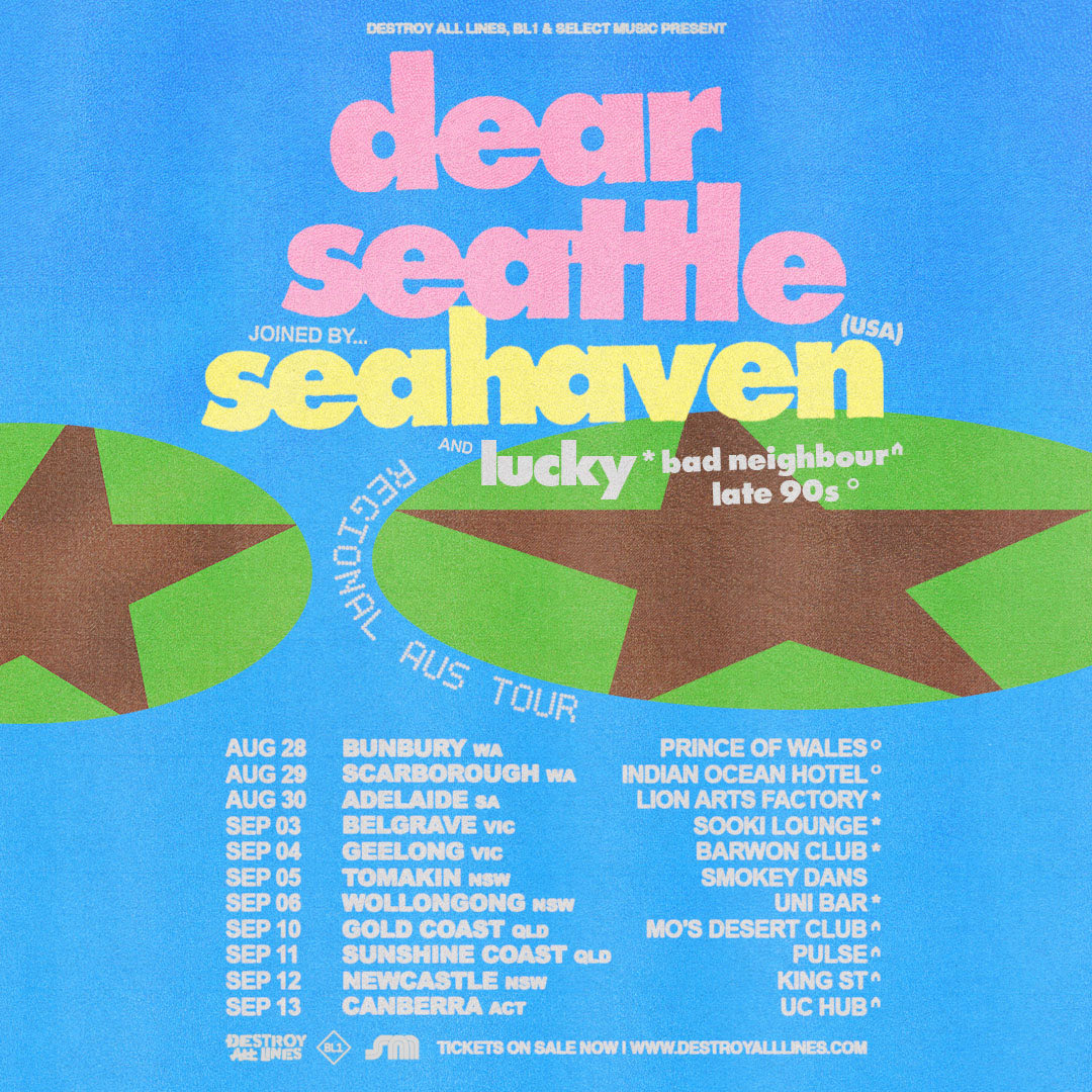 seahaventweets's tweet photo. Support announced for our run with Dear Seattle next month. Can’t wait! Tickets at https://t.co/2dPmNaedbx https://t.co/H2af4cbXAh