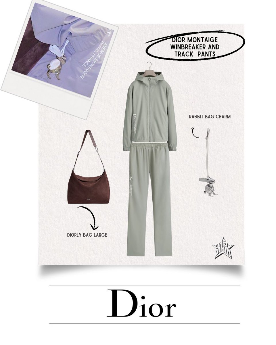 info_jimin's tweet photo. EMBAIXADOR GLOBAL DA DIOR! #JIMIN no aeroporto, durante sua chegada à Coreia do Sul, usando o conjunto Dior Montaige, a bolsa Diorly e um novo acessório, para sua coleção de chaveiros, o Rabbit Bag Charm.

#JiminxDior https://t.co/6tdDsj2dLL